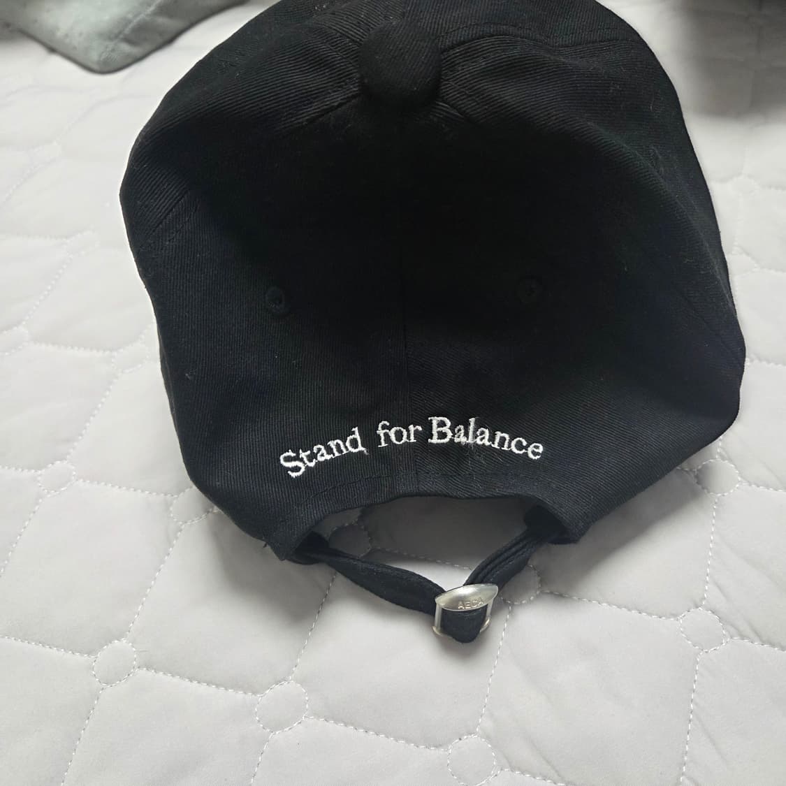 에이카화이트 데이오프 볼캡 블랙 day off cap black os 상품이미지4