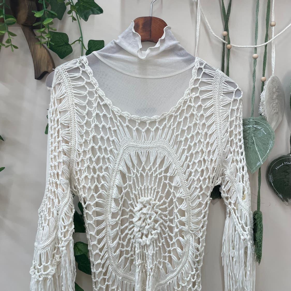 보헤미안 크로쉐 커버업 상품이미지2