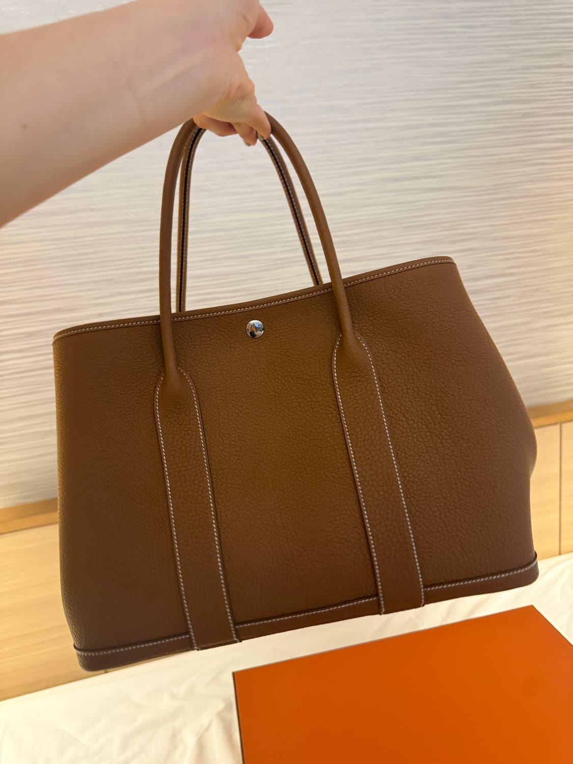 에르메스 가든파티 36 골드 새상품 상품이미지2