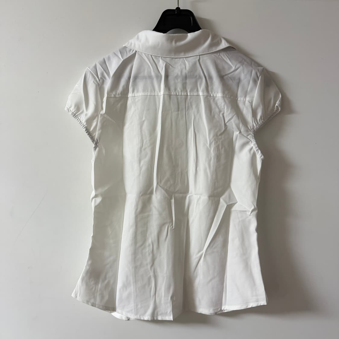 새상품 여자 셔링 캡소매 블라우스 상품이미지5