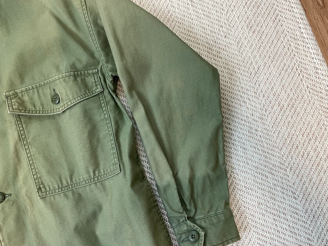 백넘버 썬 페이딩 밀리터리 자켓 상품이미지5