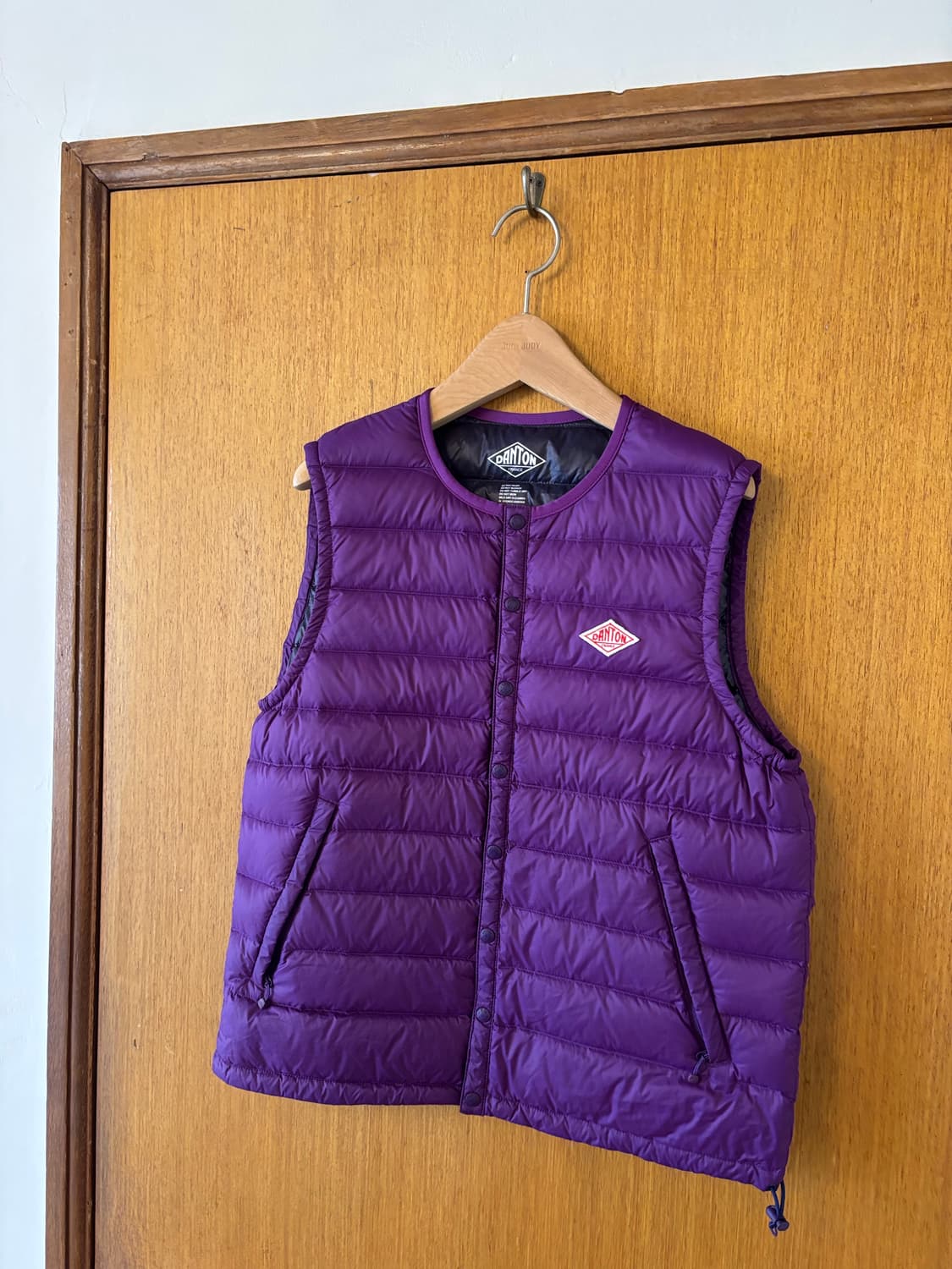 DANTON 단톤 패딩 조끼 퍼플 상품이미지2