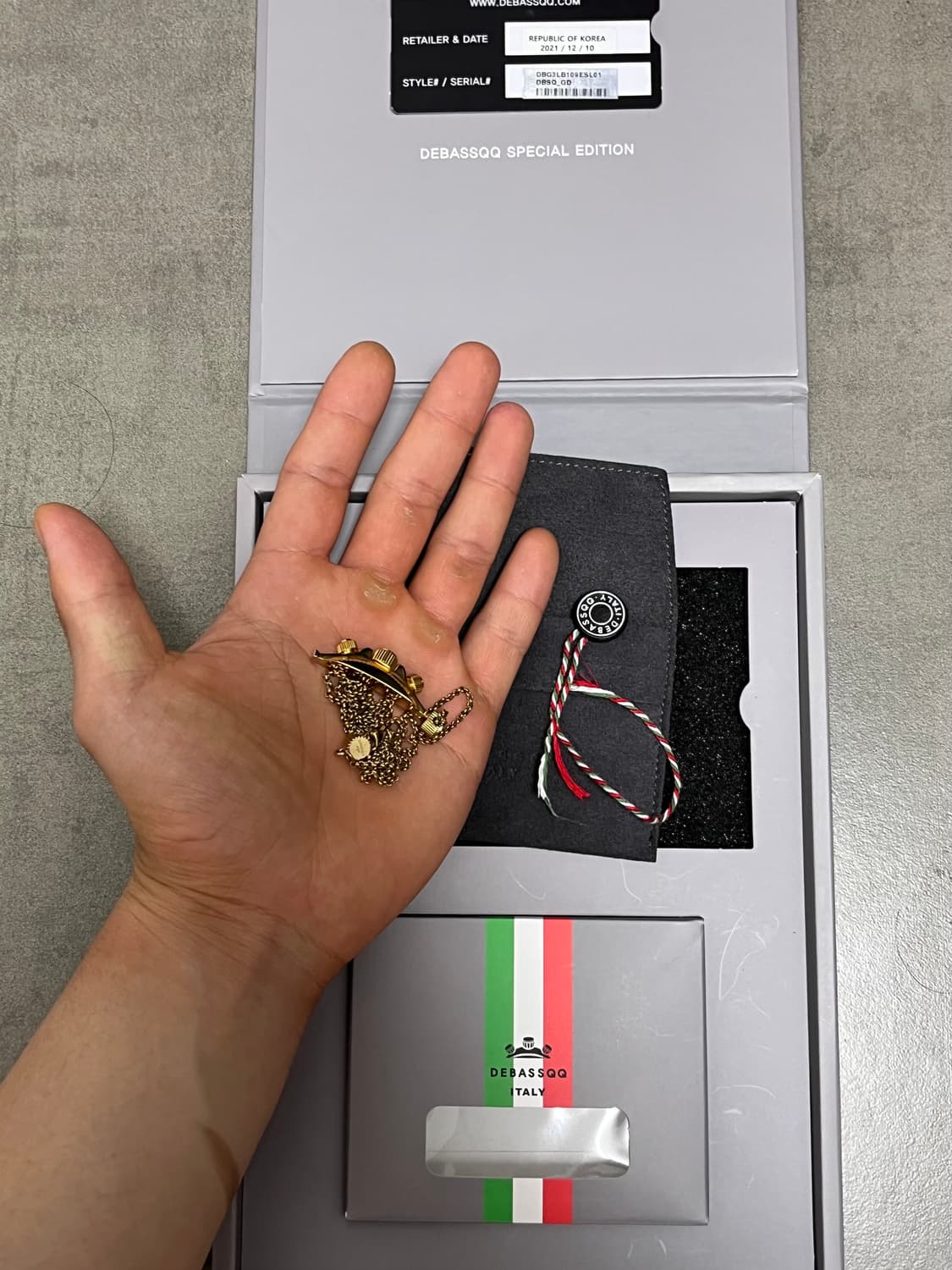 남자 드바스크 목걸이 풀박스  상품이미지6