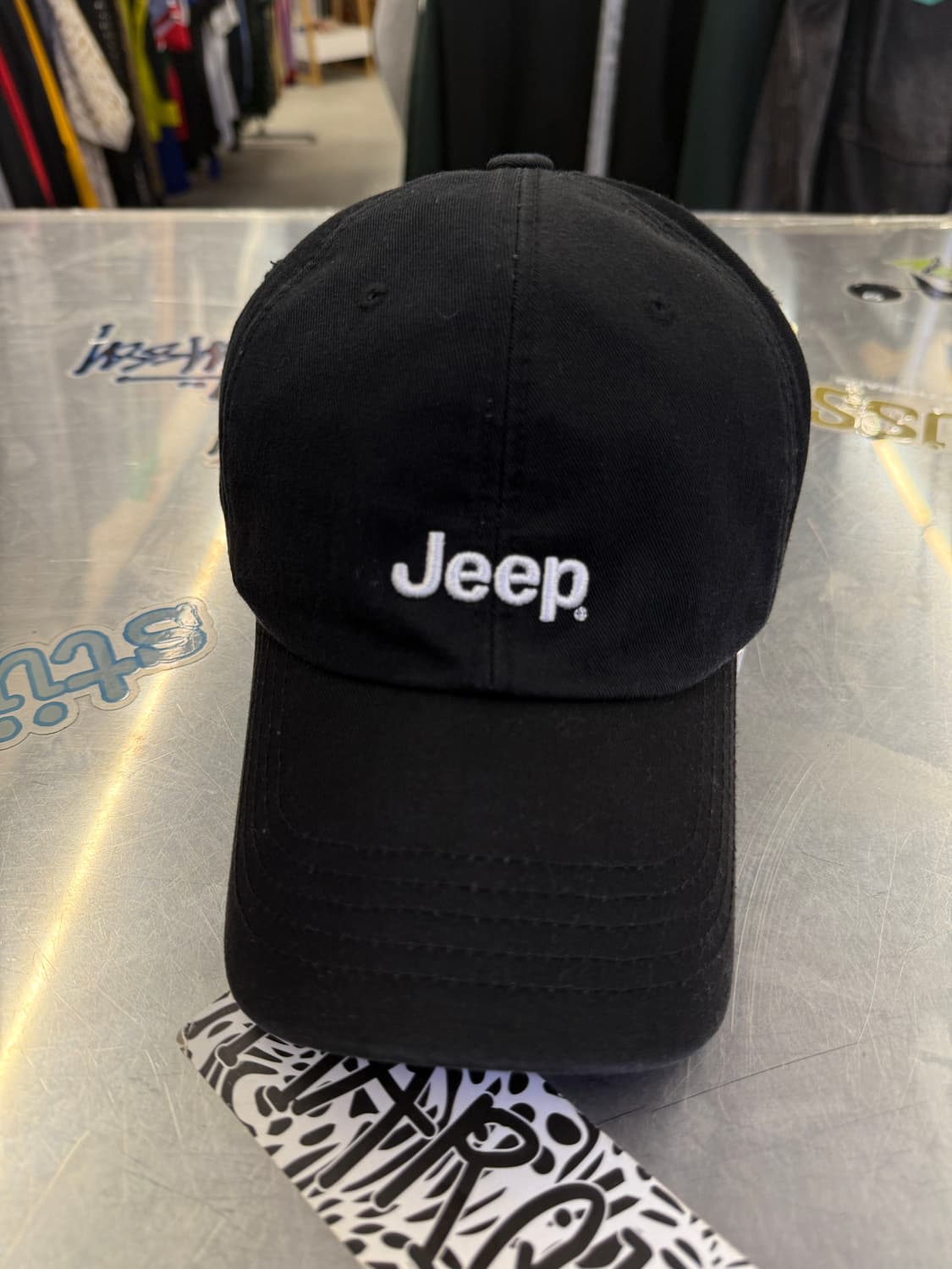 Jeep 지프 로고 자수 블랙 볼캡 free 상품이미지2