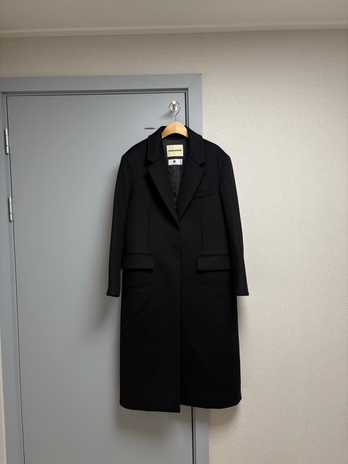 인사일런스우먼 캐시미어 터킹 싱글코트 상품이미지4