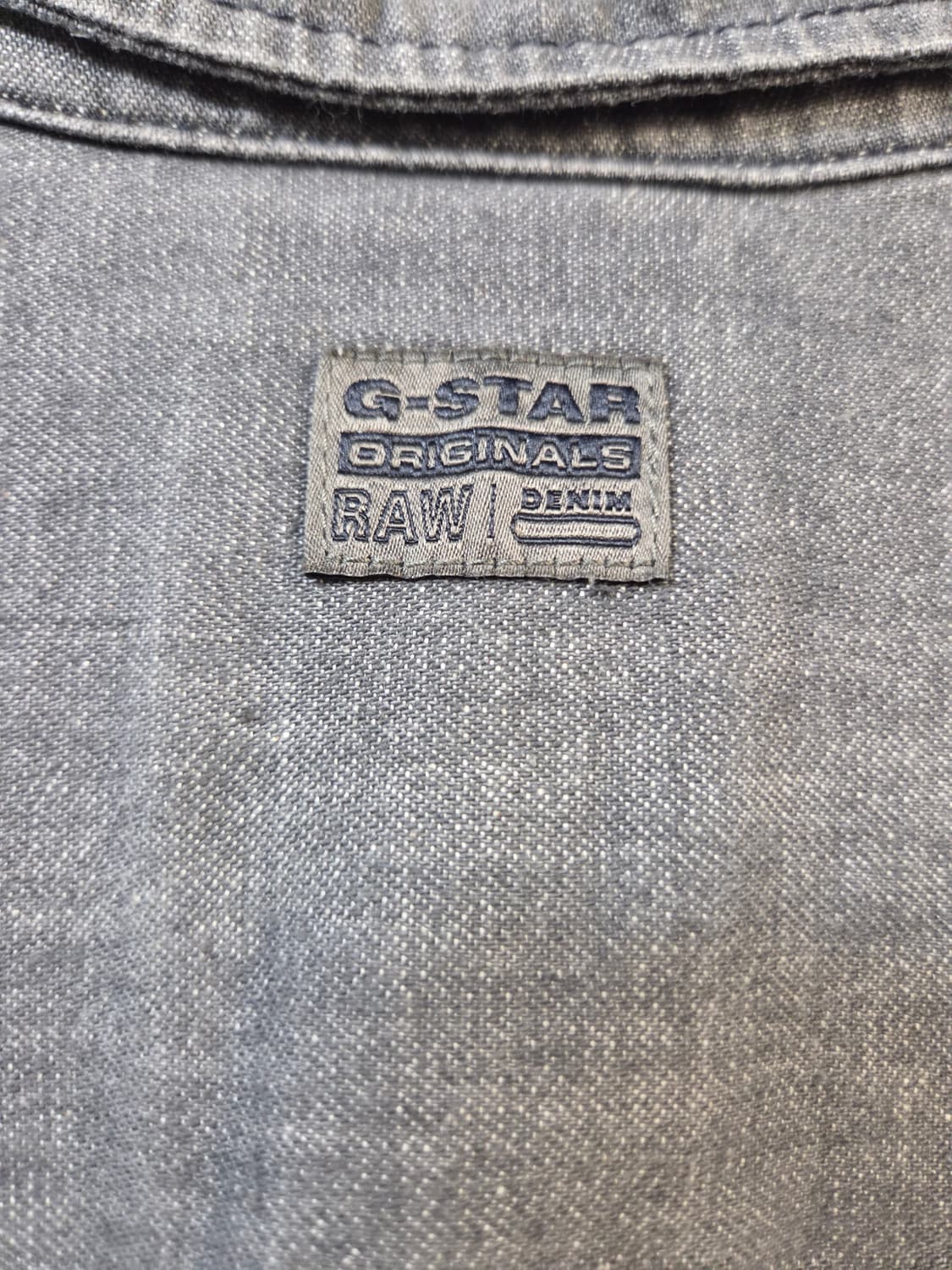 G-Star RAW 그레이 데님 셔츠(M) 상품이미지5