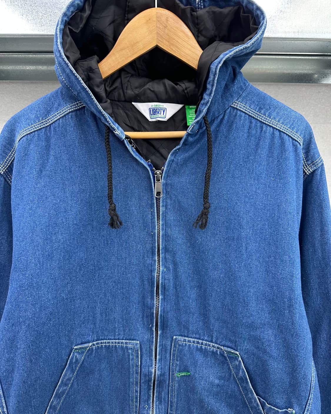 (M)LIBERTY 데님 후드집업-M1286 상품이미지2