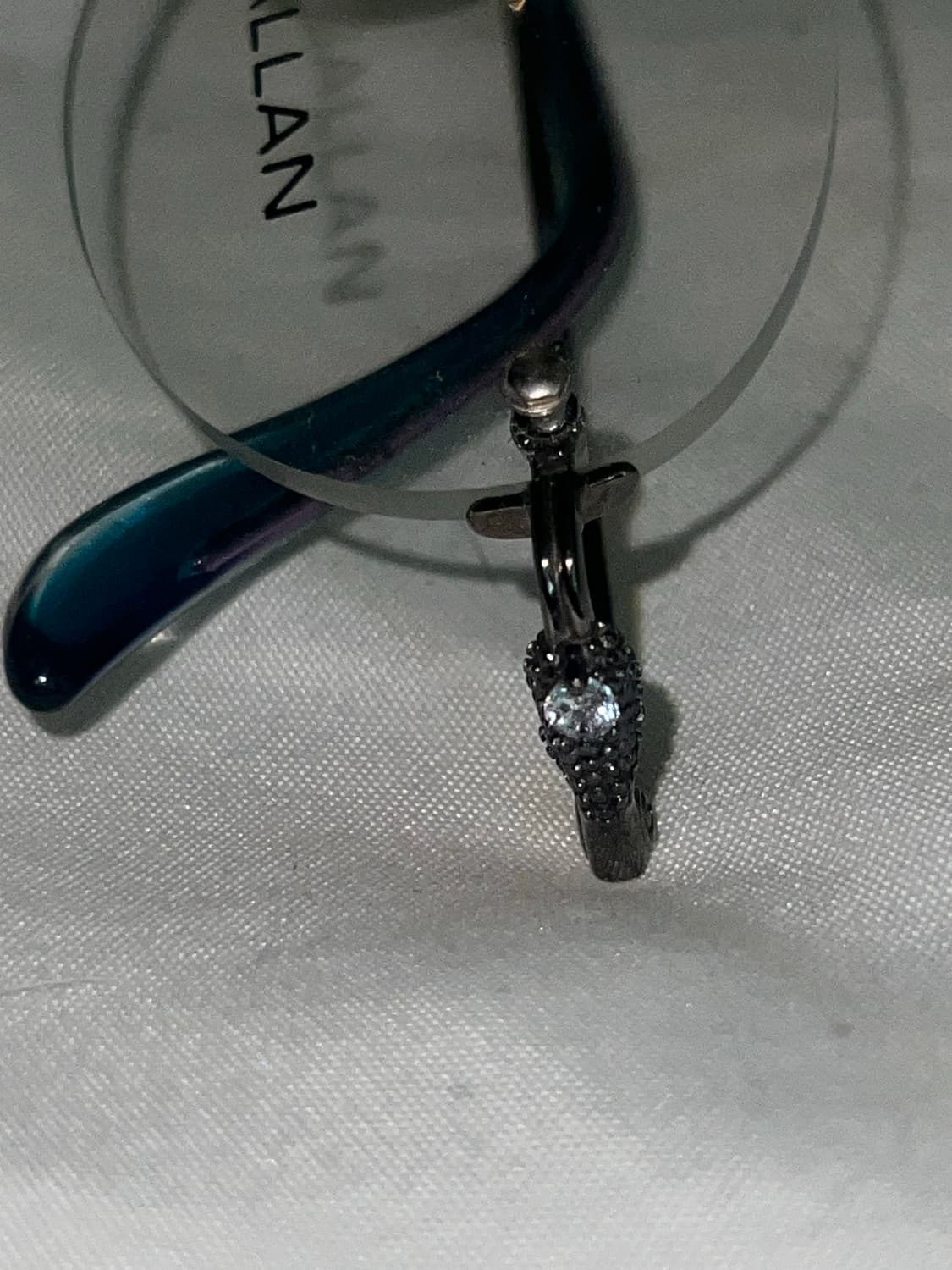 Gallan titan 무테 안경 - 실버블루 상품이미지4