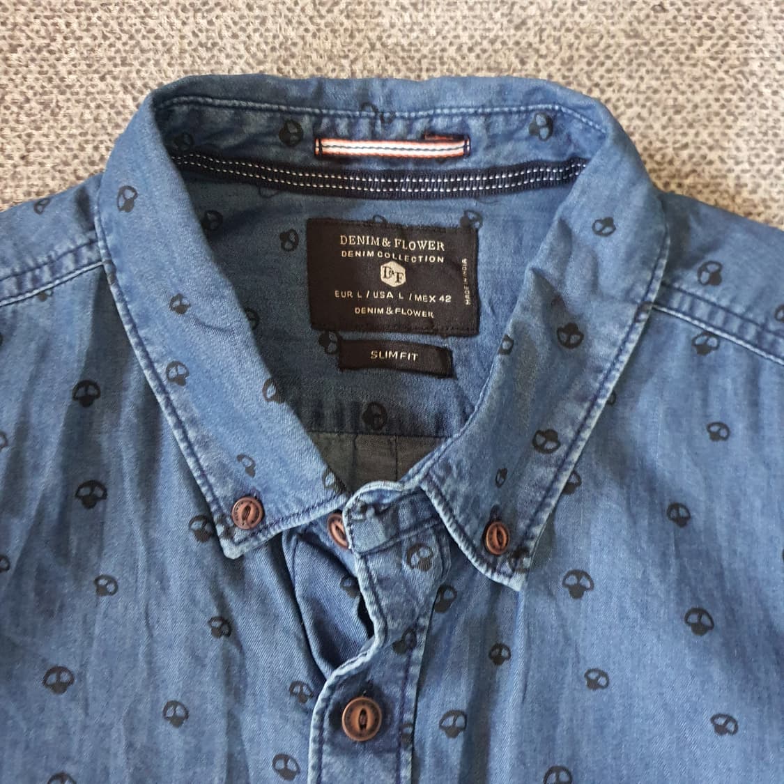 미국 수입 샴브레이 셔츠 no.61 상품이미지3