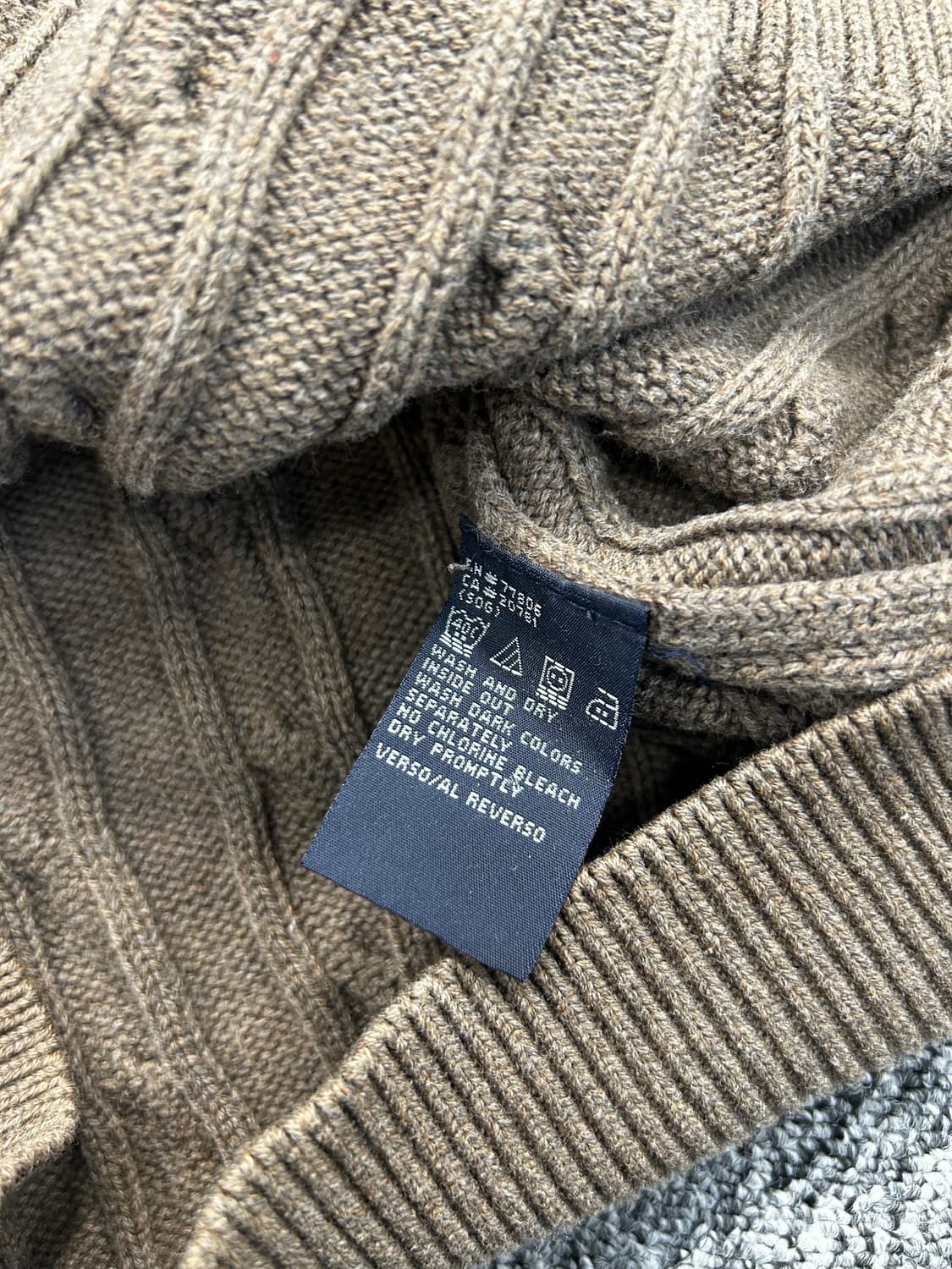 타미 힐피거 브라운 케이블 니트 M 상품이미지7