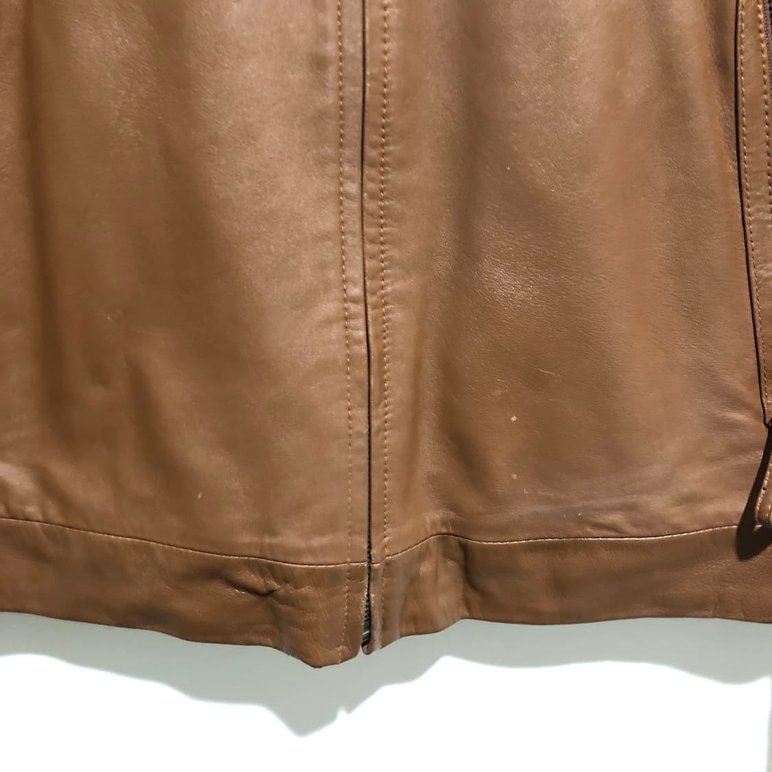 견장 트랙 가죽자켓 상품이미지5