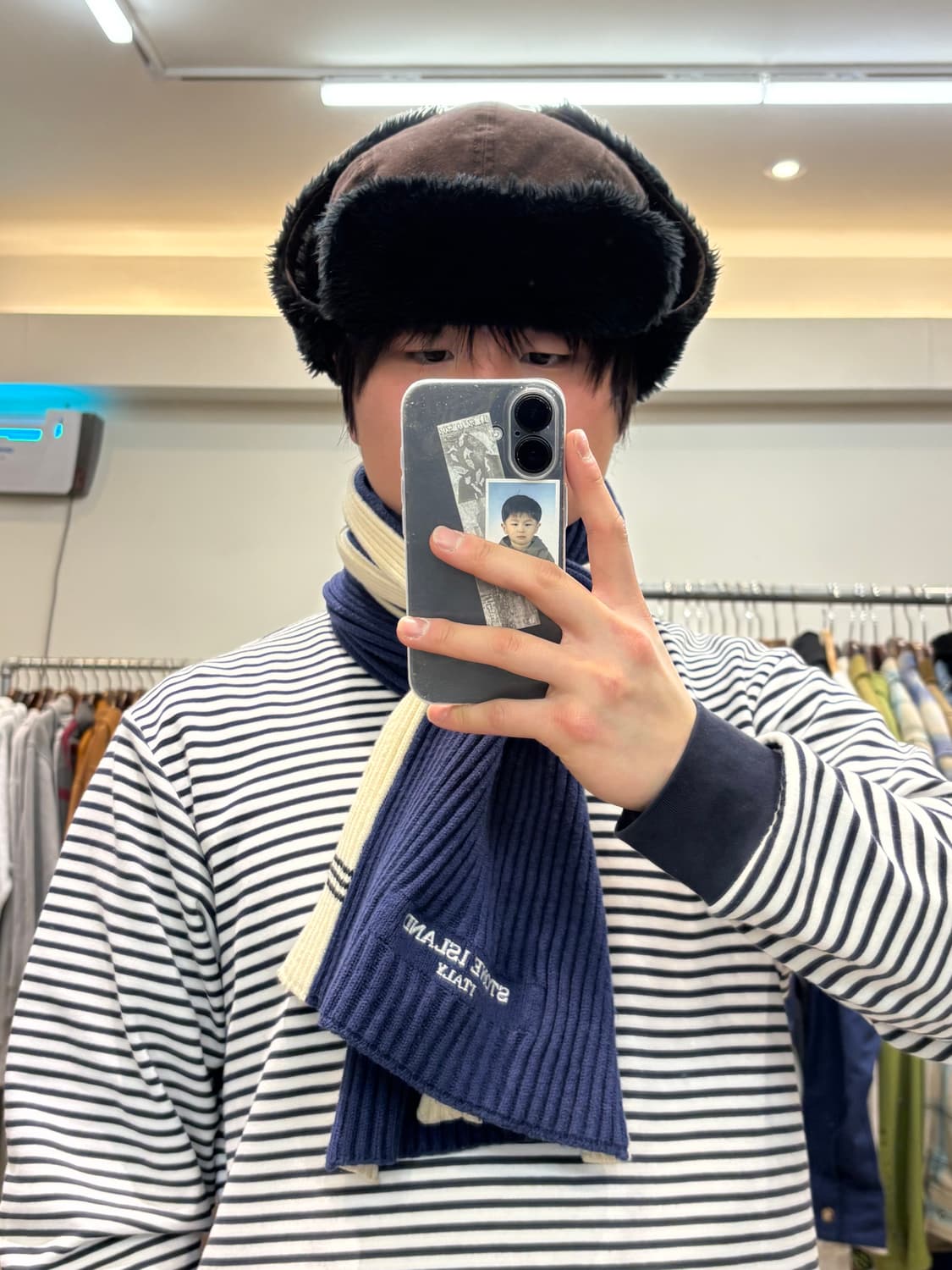 스톤아일랜드 니트 머플러 상품이미지8