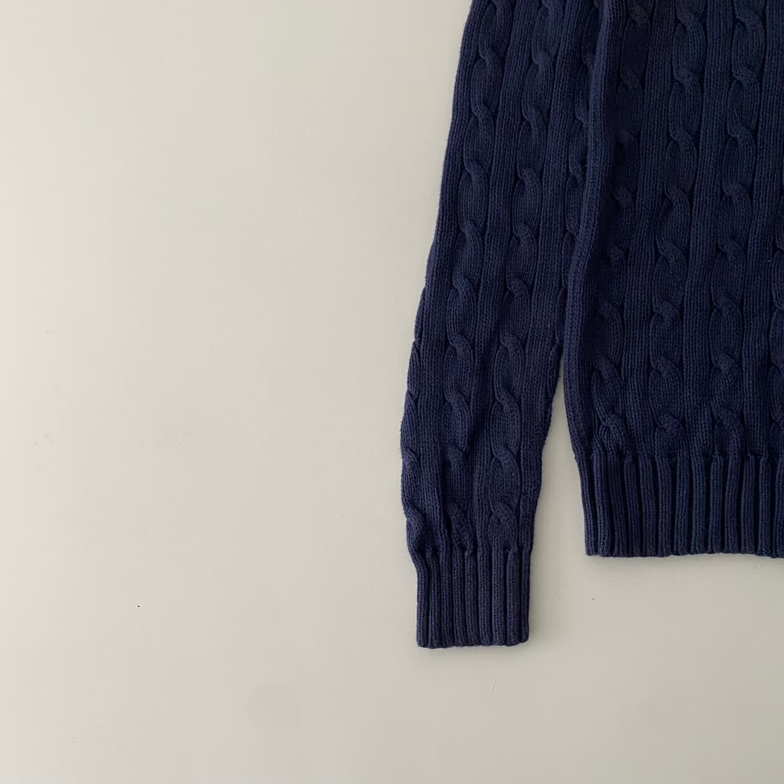 S ) 폴로니트 케이블니트 A1600 상품이미지6