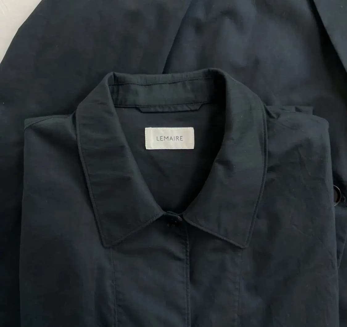 르메르 실크 포플린 3PS 셋업 다크네이비 상품이미지7