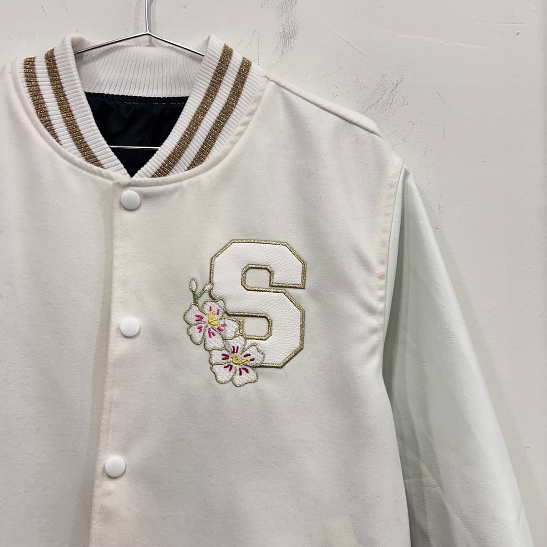 서울대학교 무궁화 자수로고 학잠 바시티자켓 상품이미지1