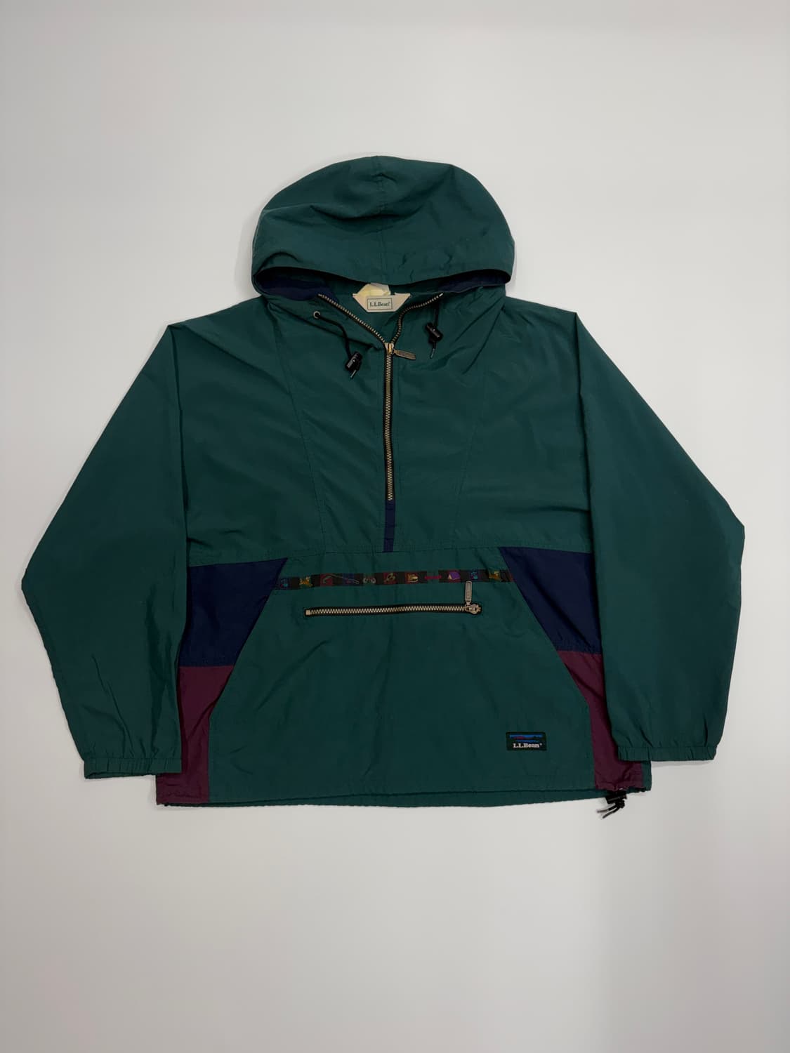 90s 블록코어 L.L.Bean 엘엘빈 빈티지 트롤리안 아노락 자켓 상품이미지2