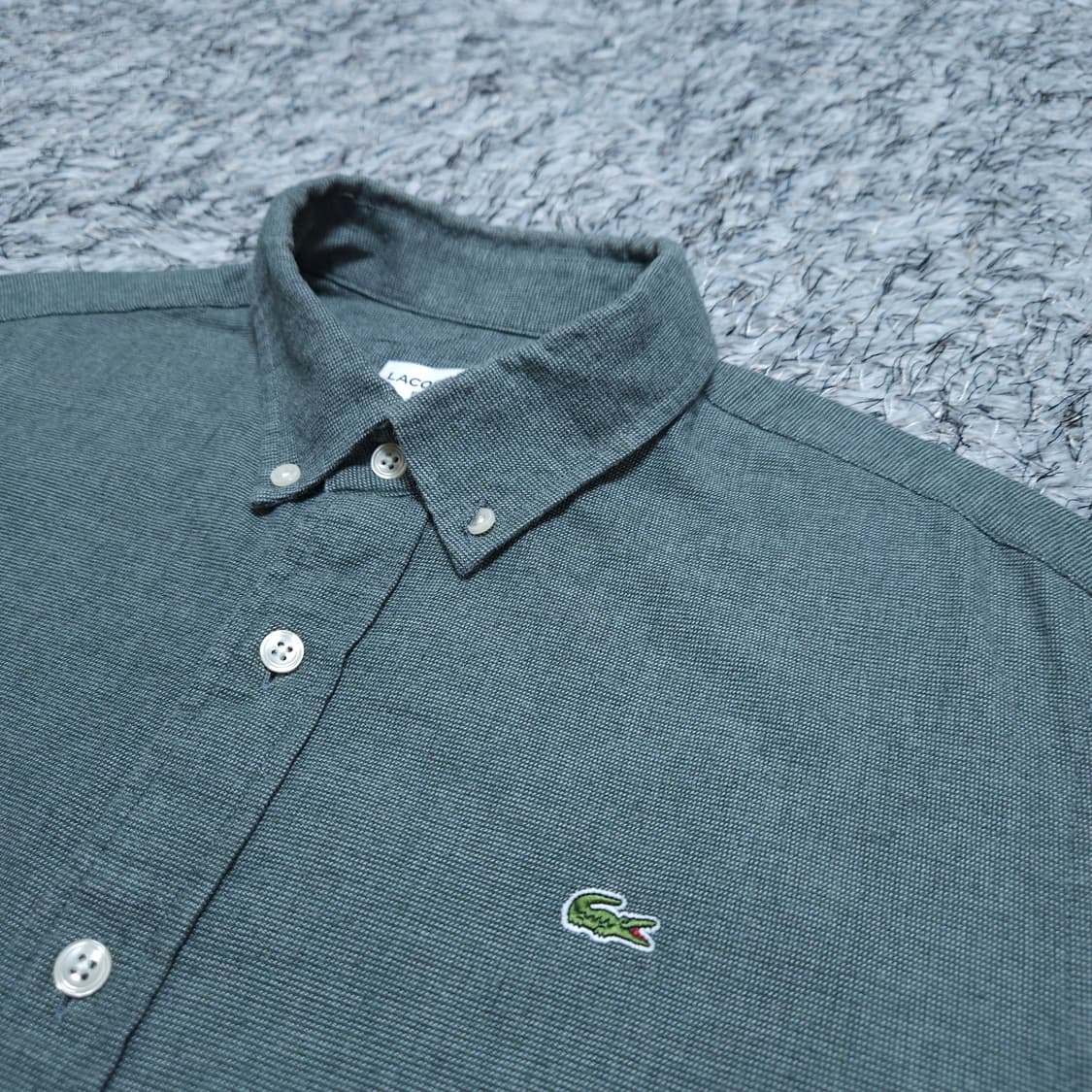 라코스테)100 남자 레귤러핏 체크셔츠남방 / 왕눈이샵 상품이미지4