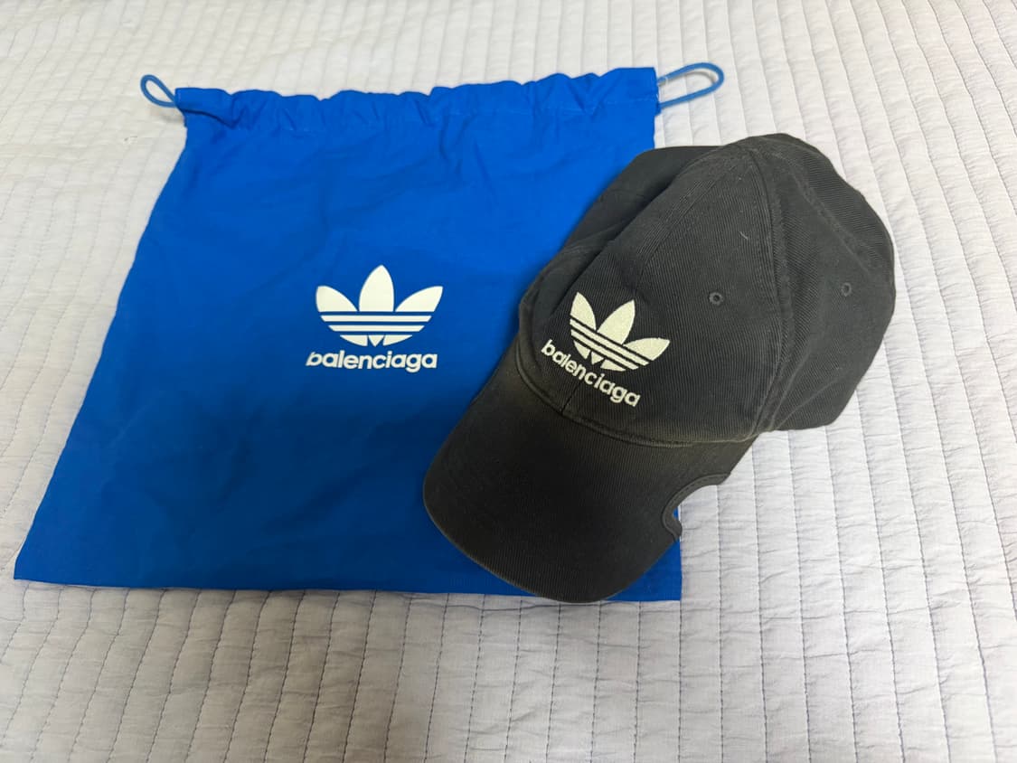 발렌시아가x아디다스 캡 모자 블랙 m 상품이미지1