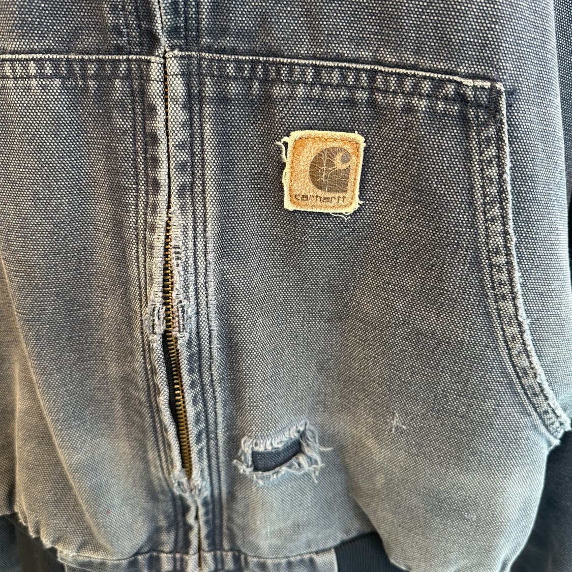 칼하트 액티브 자켓 L 데님 네이비 상품이미지3