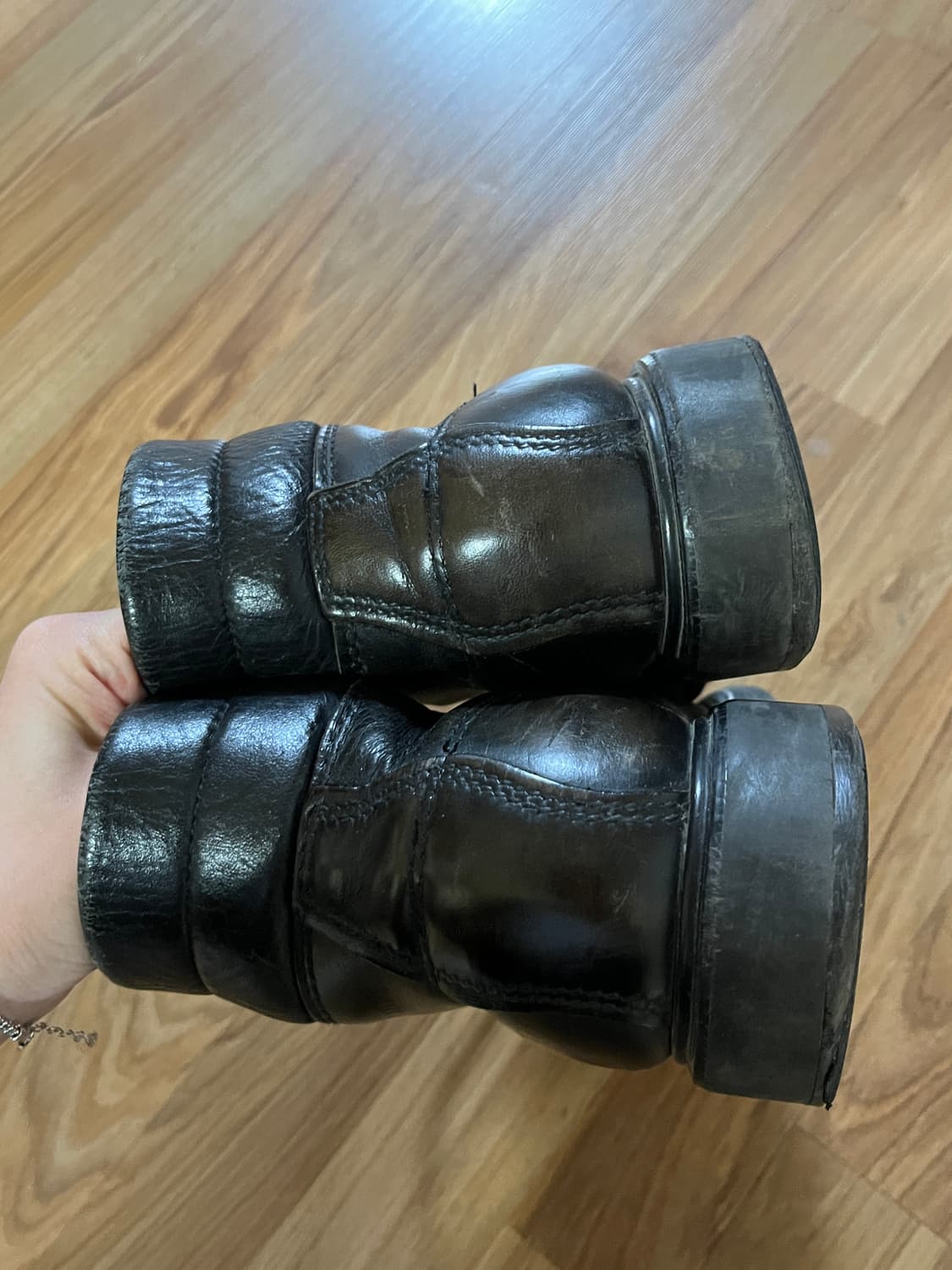 레드윙 목토 레어 올블랙 상품이미지3