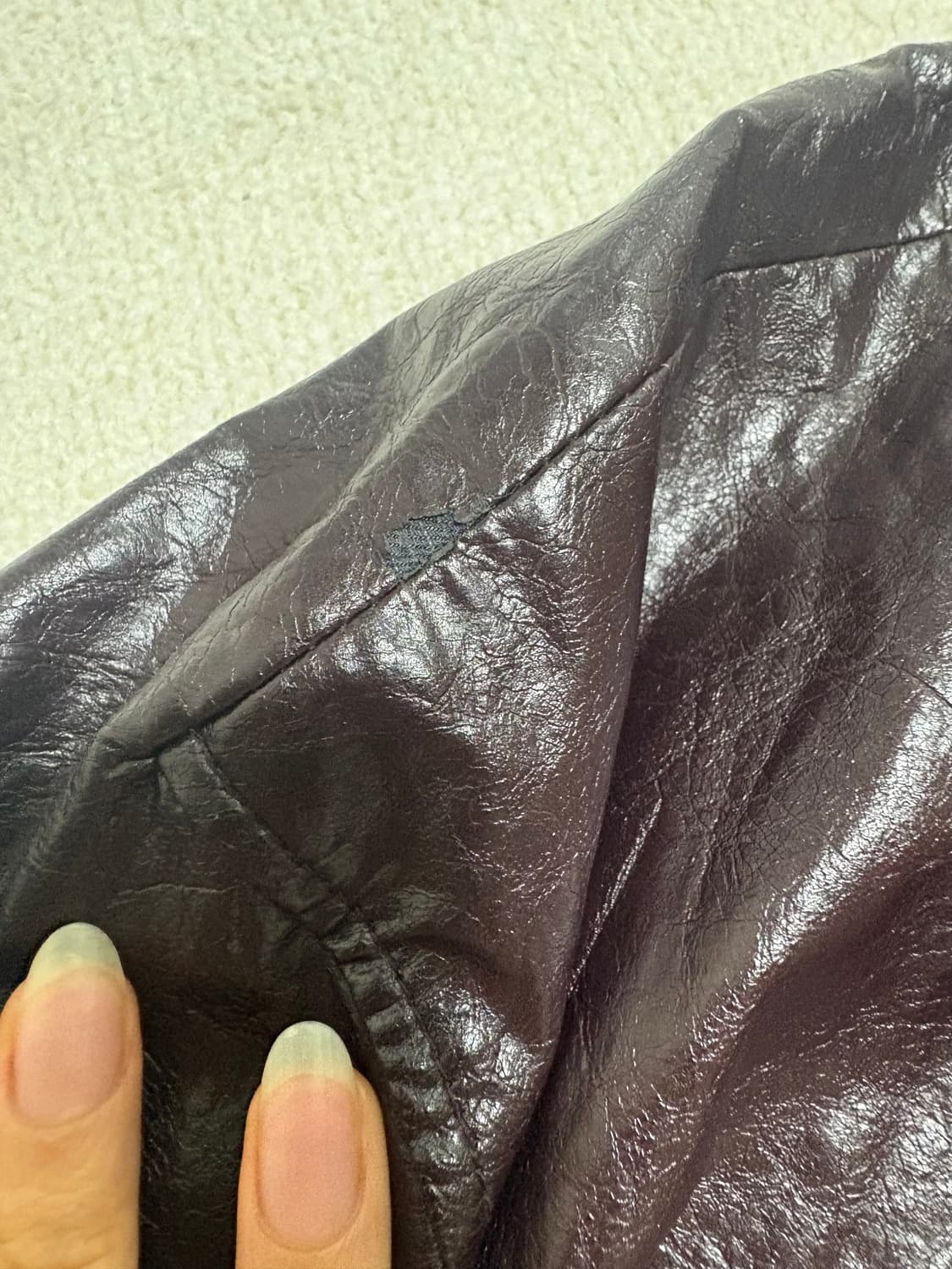 쿠어 레더자켓 상품이미지4