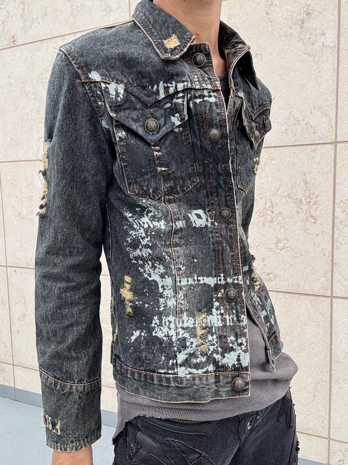 00’s Archive V-Kei Print Jacket 상품이미지8