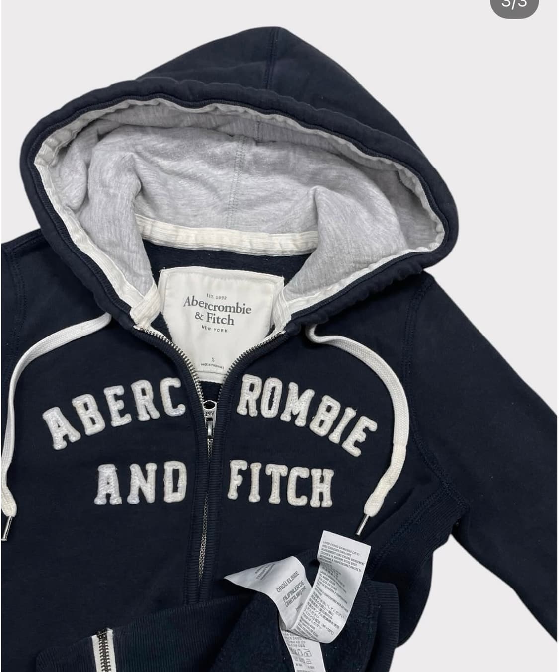 아베크롬비 네이비 후드집업 상품이미지1