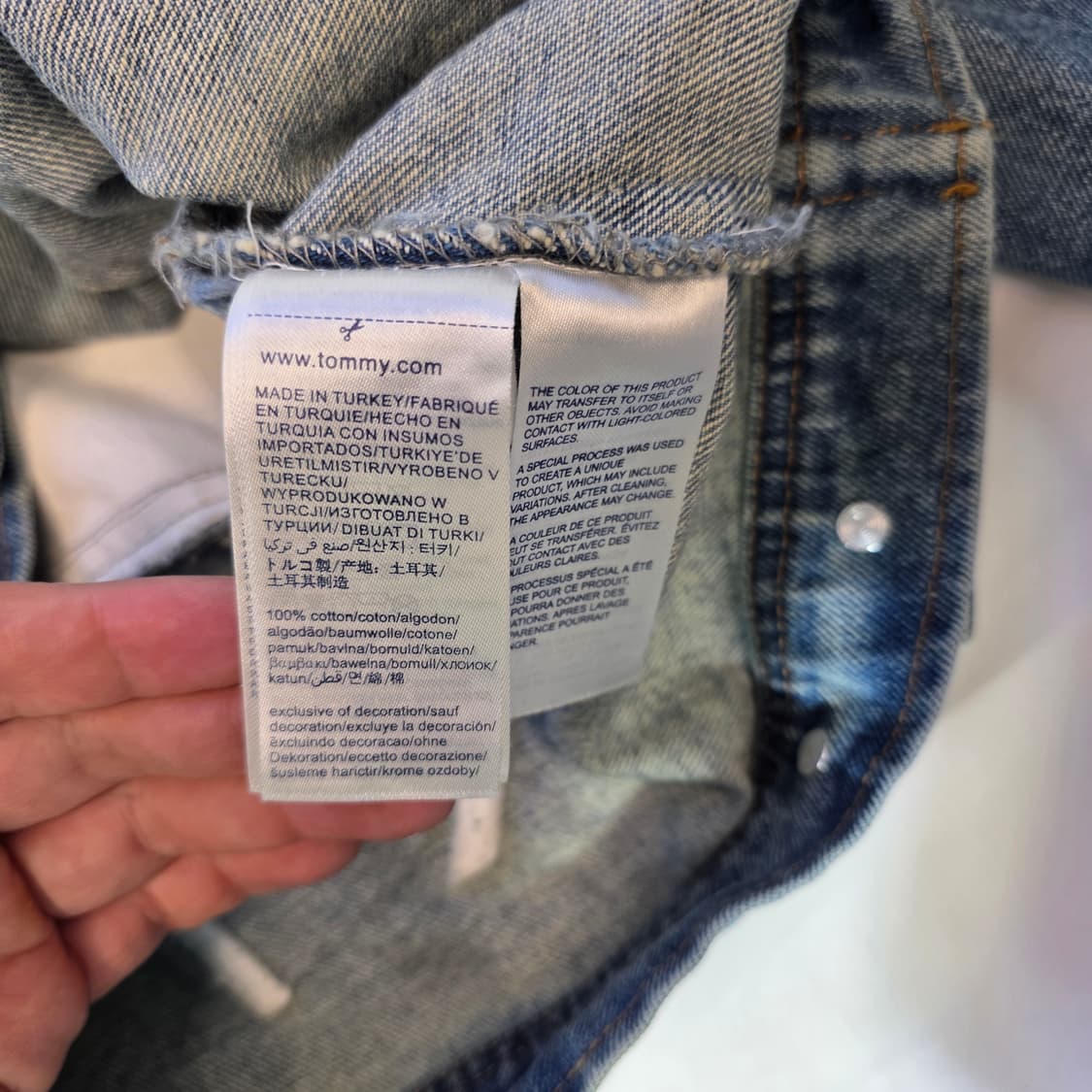 [M]타미 키스 청자켓 TOMMY x KITH 데님 자켓 상품이미지6