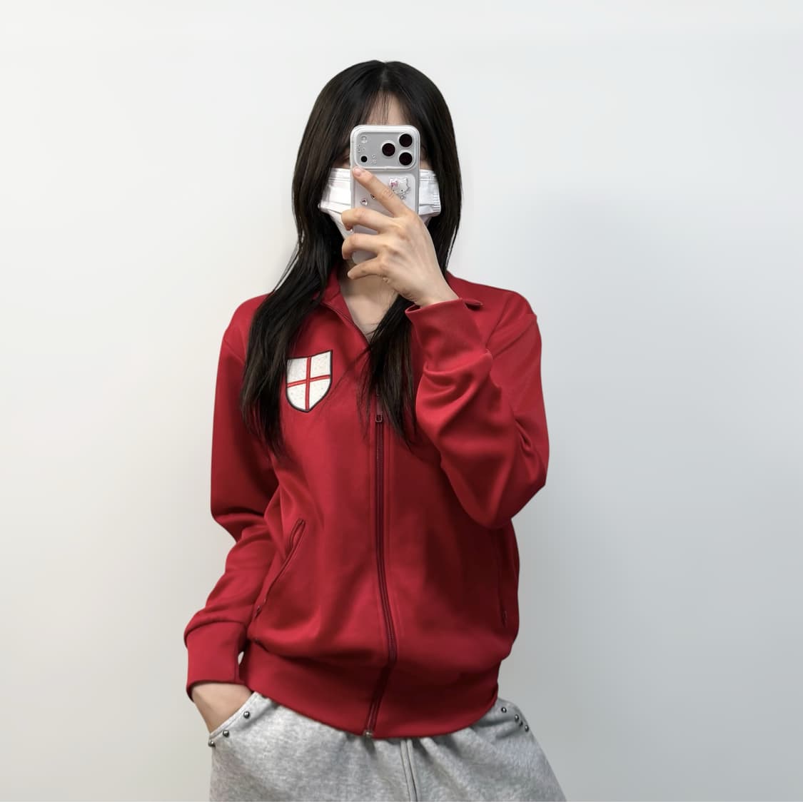 아디다스 잉글랜드 트랙탑 져지 레드 상품이미지1