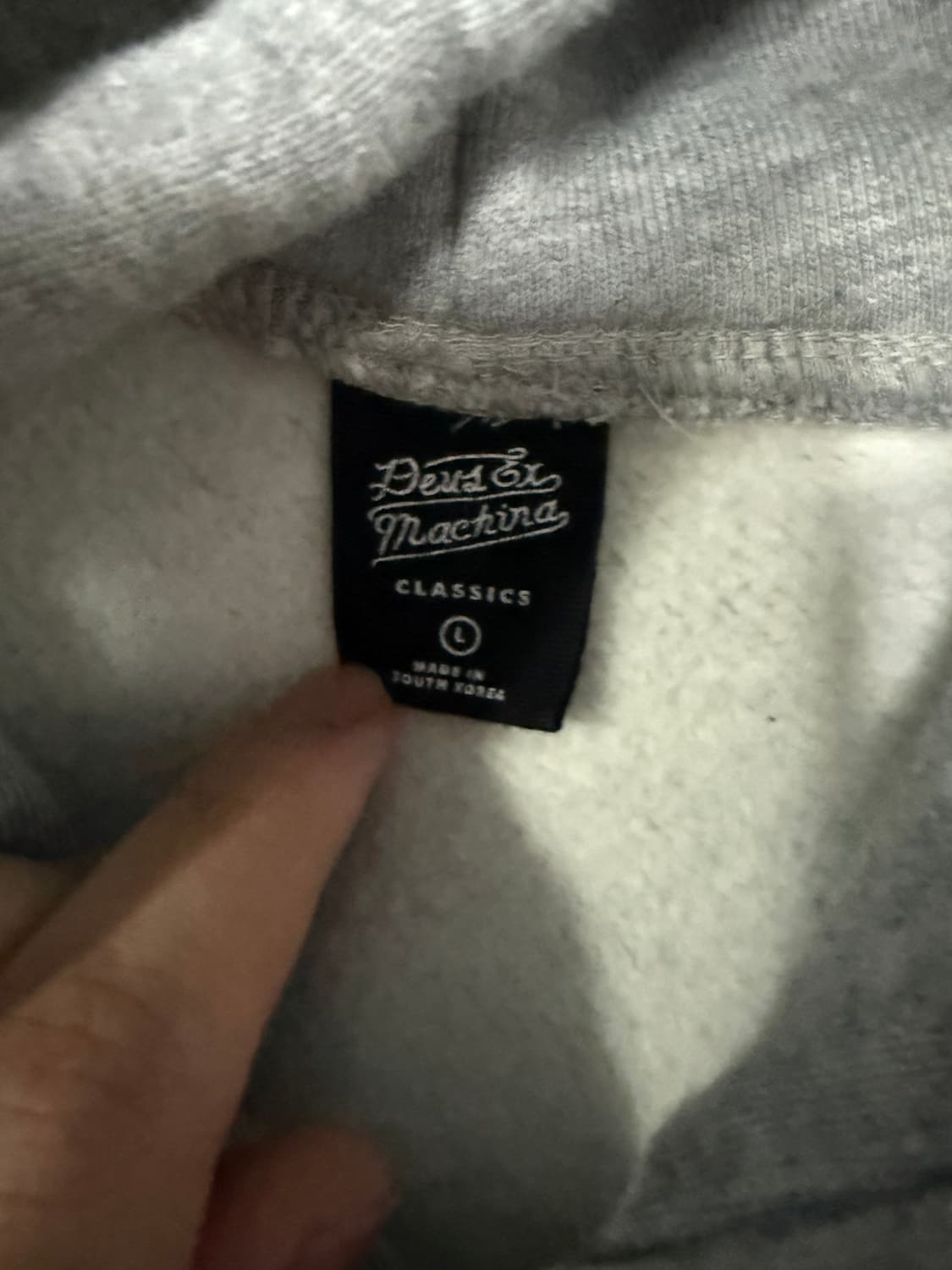 데우스 엑스 마키나 서울 어드레스 후드 그레이 말  상품이미지4