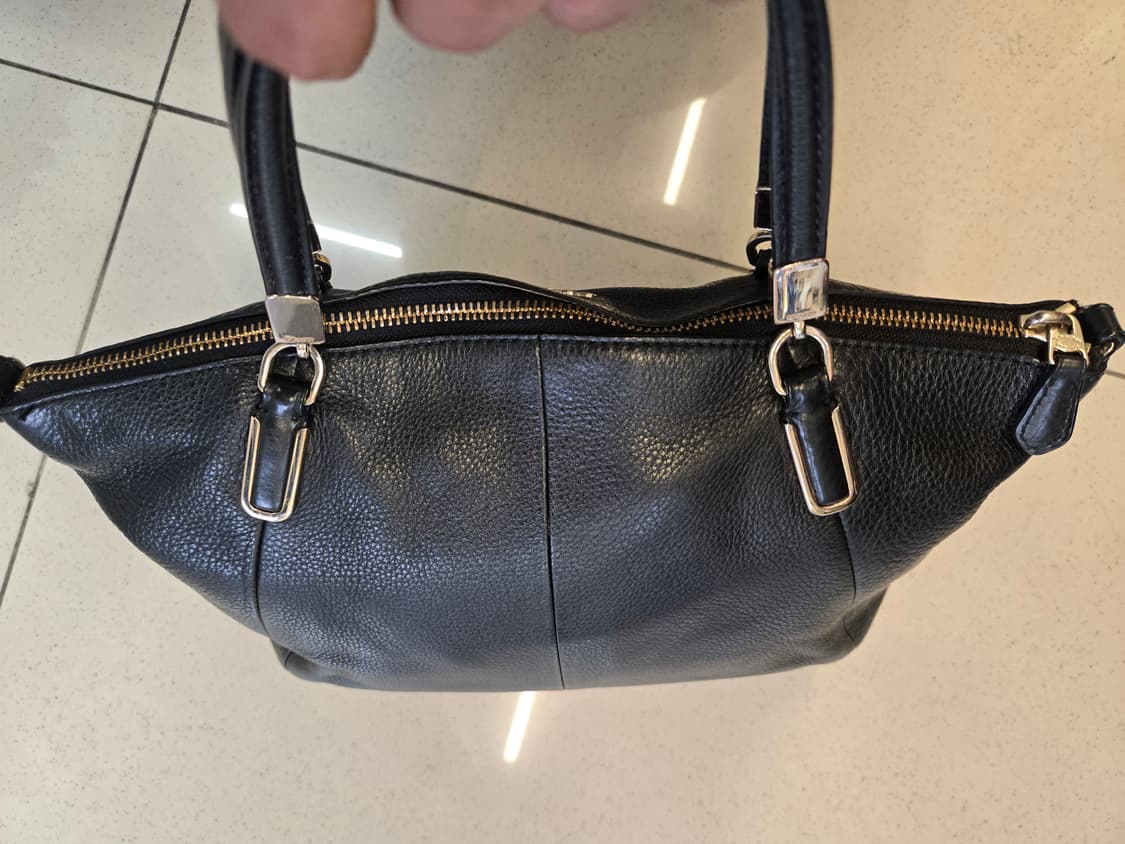 코치 블랙 페블드 레더 가죽 상품이미지2