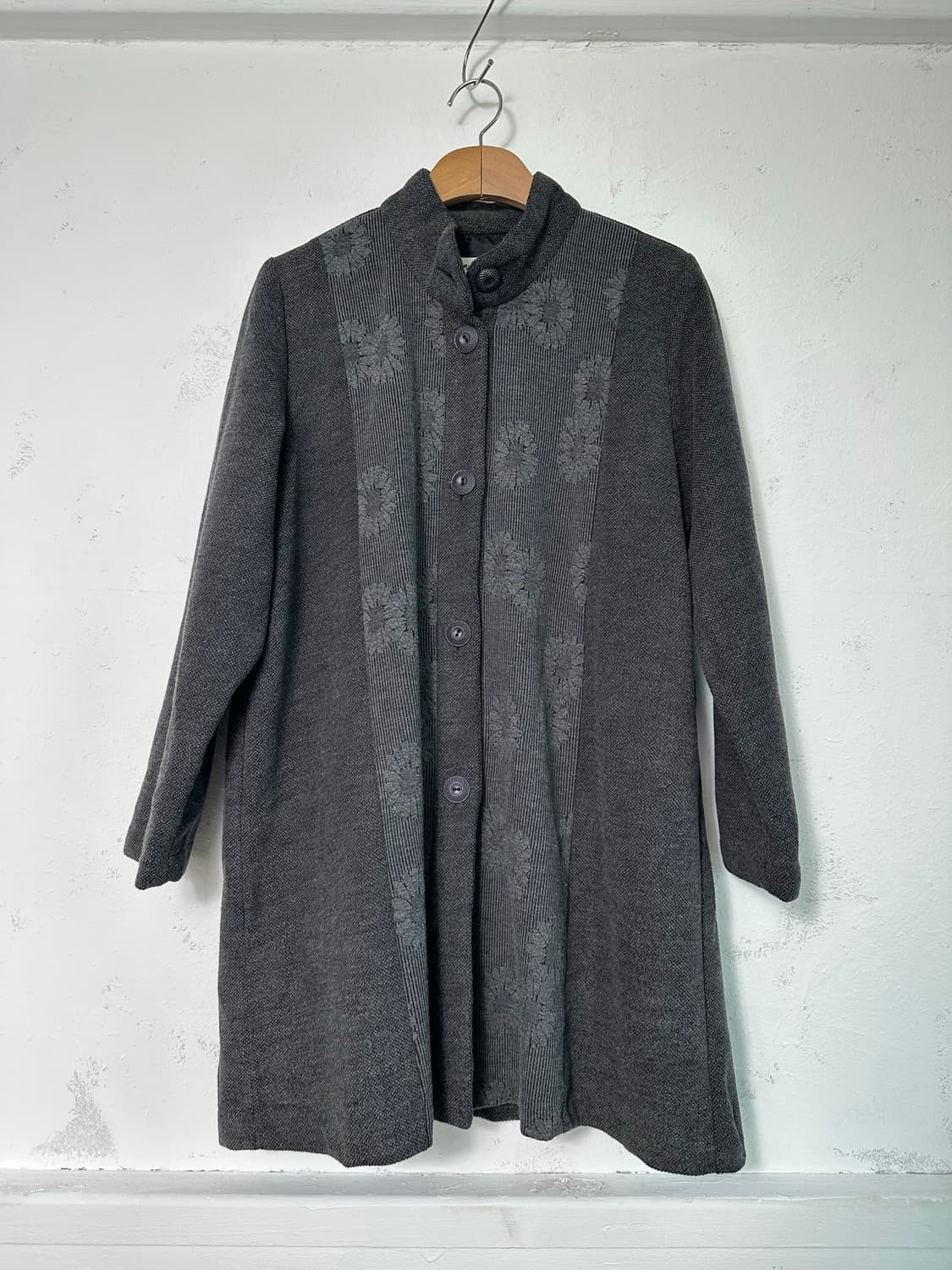 차콜 패턴 코트 자켓  상품이미지7