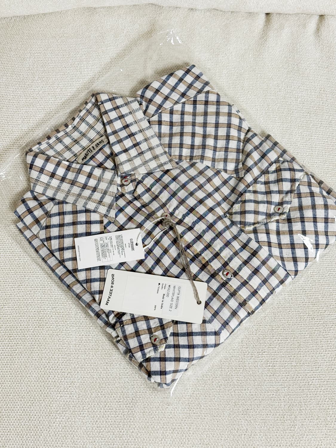GUPTA WESTERN (WHITEPLAID) 상품이미지1