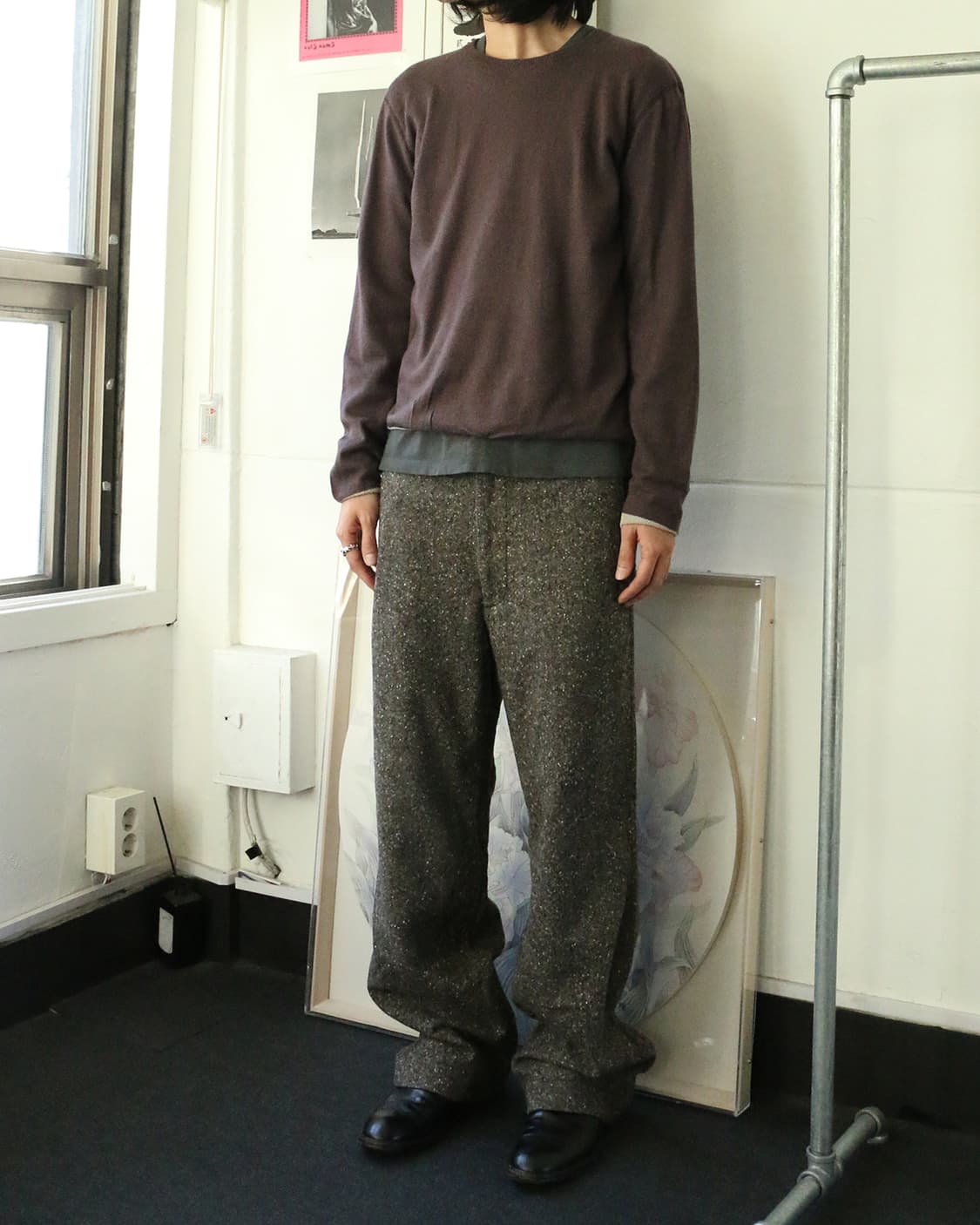 니들스 헤링본 트위드 울 팬츠 상품이미지2