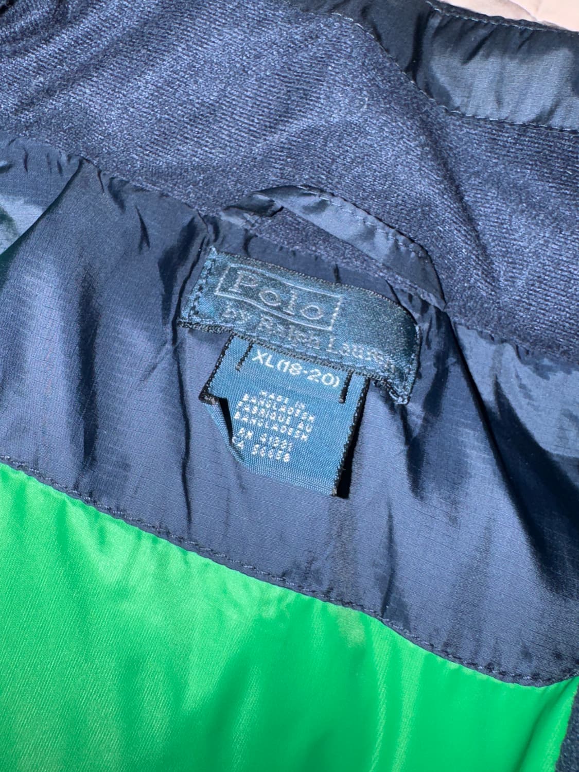 폴로 랄프로렌 패딩 점퍼 XL 상품이미지2