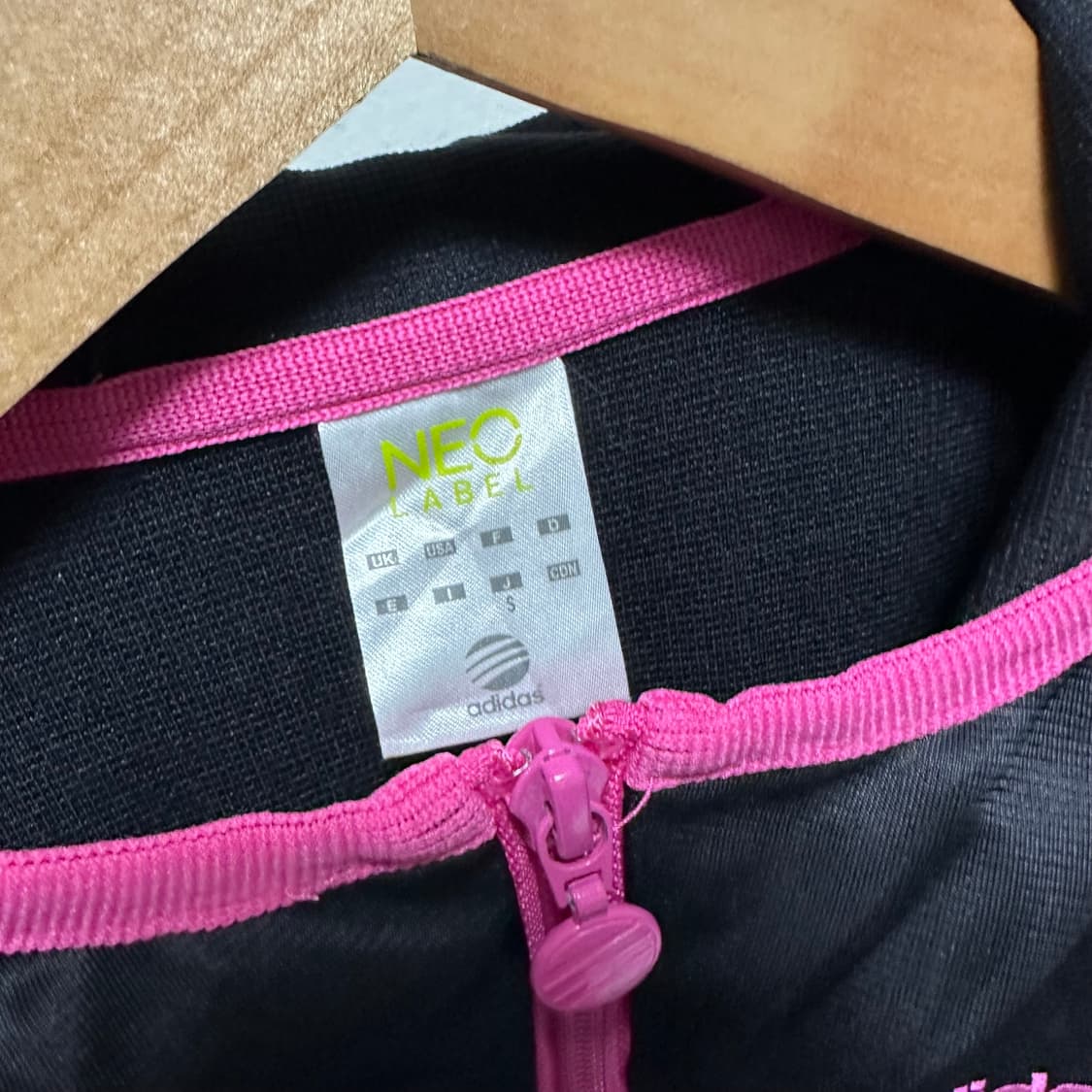 아디다스 네오라벨 도트 후드 집업 상품이미지4