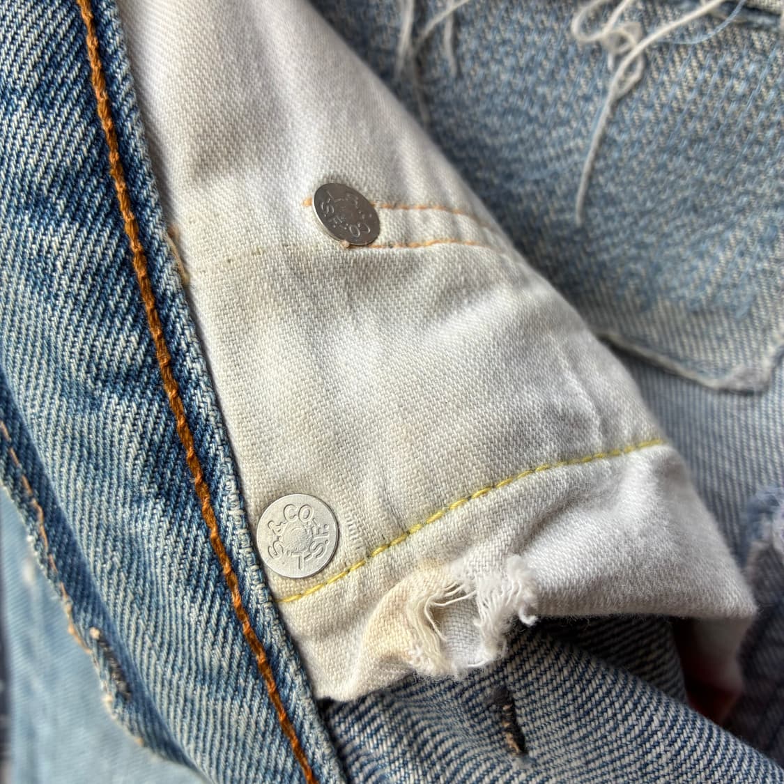 1960~70s Levis 501 Big E Vintage Denim 상품이미지5