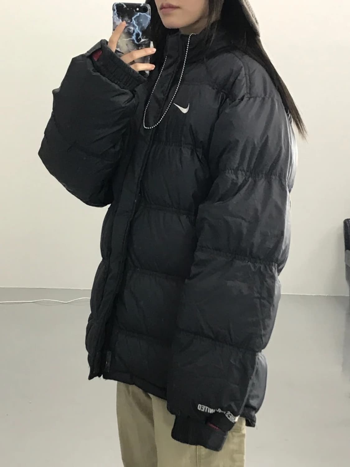 나이키 멘유 블랙 패딩 상품이미지3