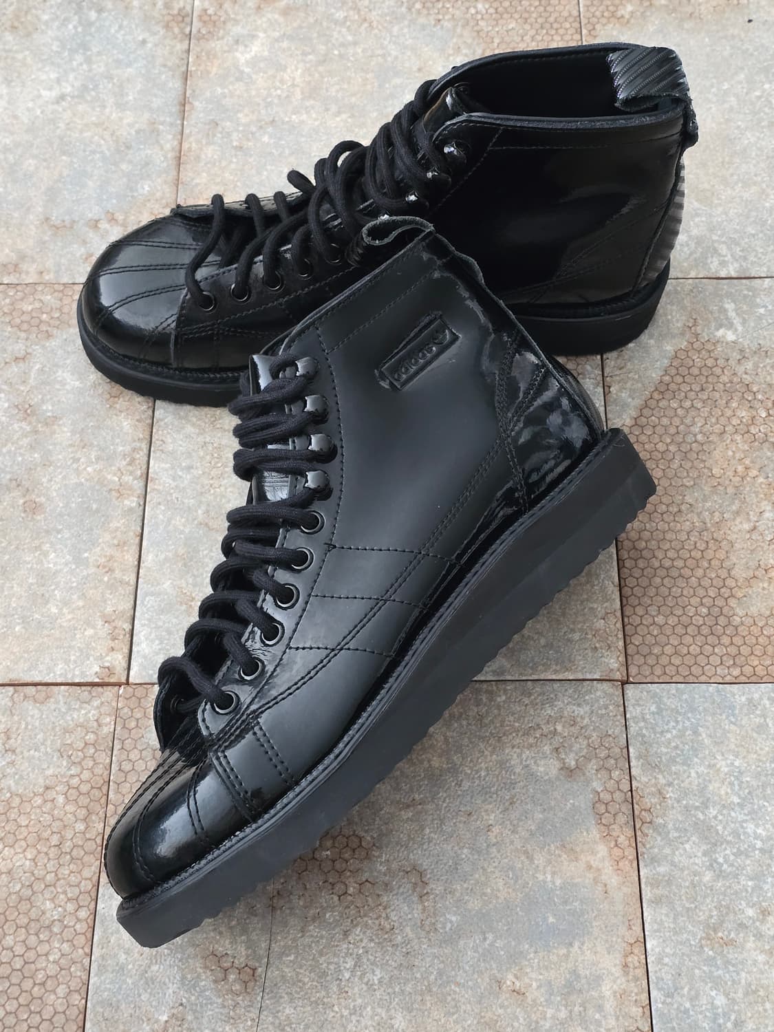 (235)아디다스 슈퍼스타 부츠 에나멜 상품이미지3