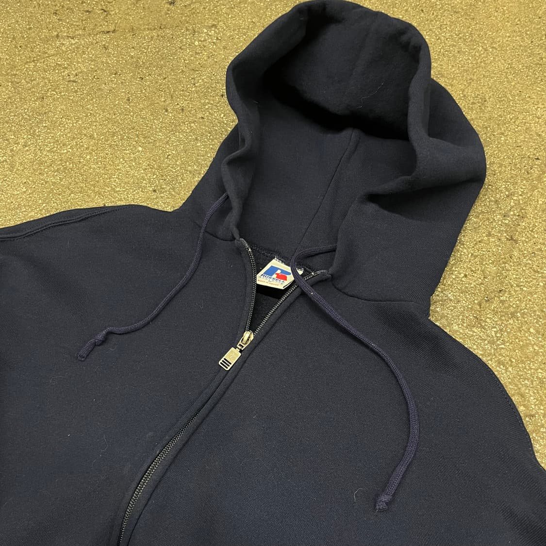 90s 러셀 블랭크 후드 집업 (100-105) 상품이미지2