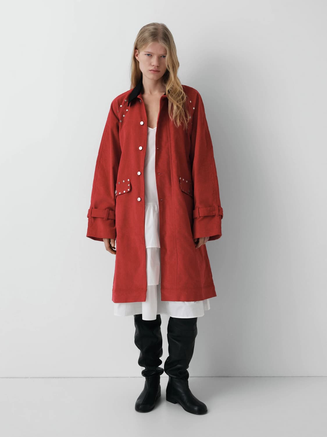 (M) 기마구아스 호아킨 코듀로이 코트/ 레드 상품이미지1