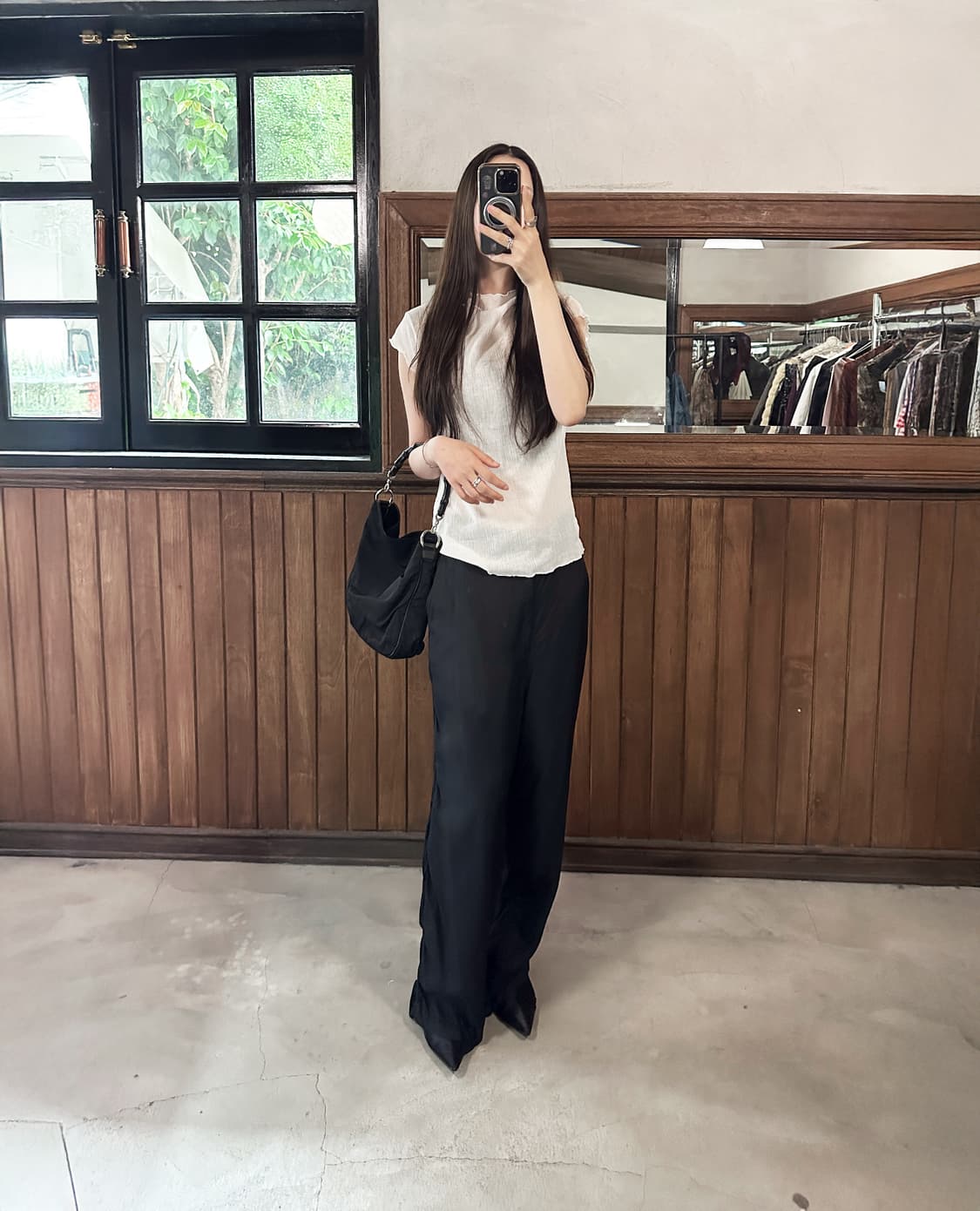 COMME DES GARCONS shirring wide pants 상품이미지2