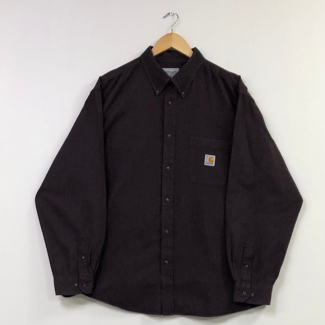 XL 칼하트 버건디 헤비 워크 남방 상품이미지2