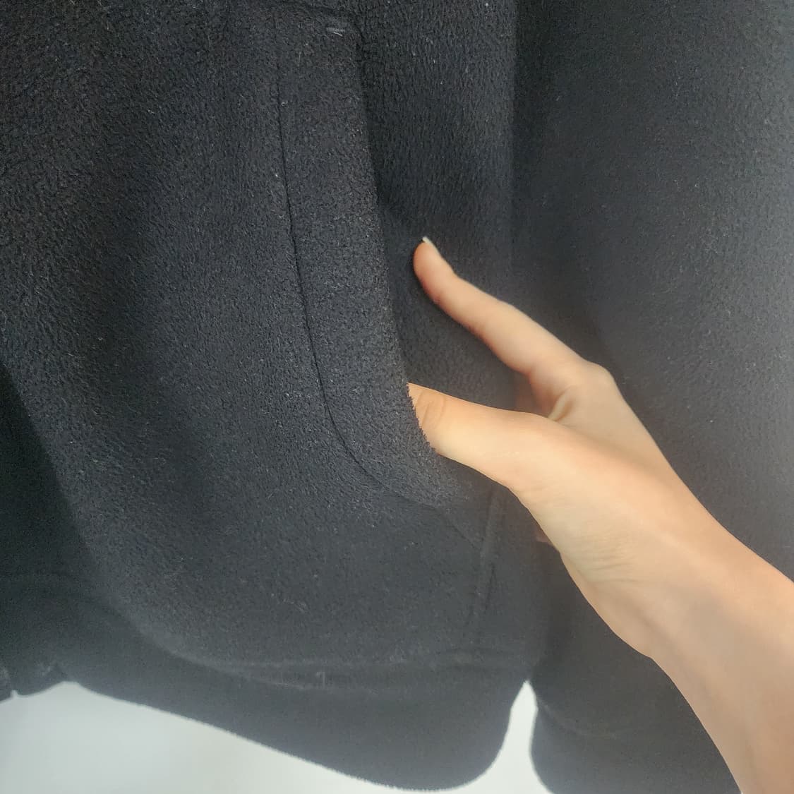 노스페이스 블랙 후드집업 상품이미지4