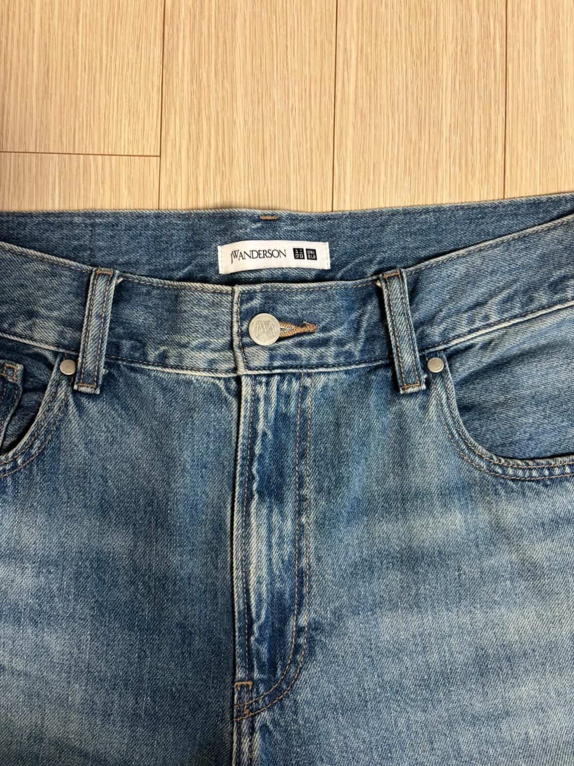 유니클로 jw앤더슨 23fw 와이드 데님 팬츠 상품이미지3
