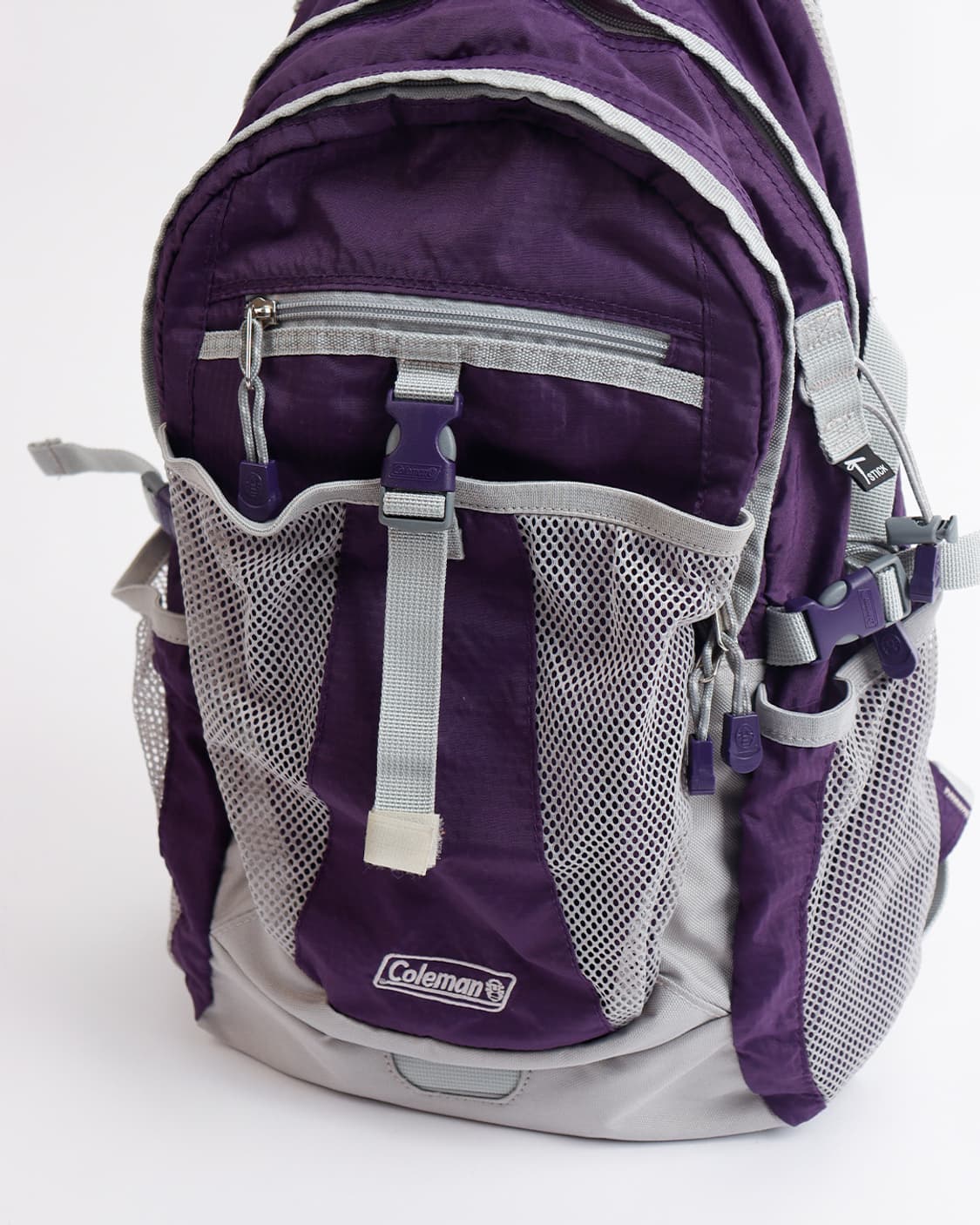 [COLEMAN] 퍼플 메쉬 디테일 백팩 상품이미지4
