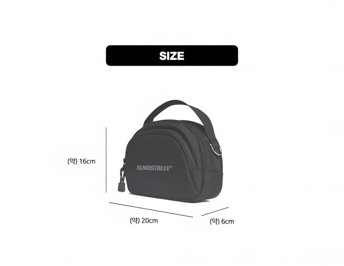 올머스트블루(AlmostBlue) 파우치 미니 크로스백  상품이미지8