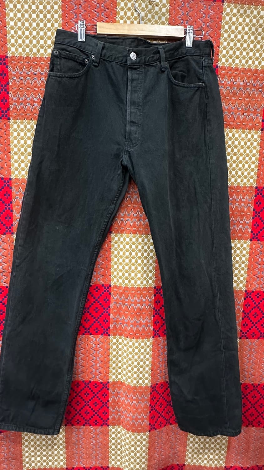 90s 리바이스 usa 501 블랙진 34사이즈  상품이미지1