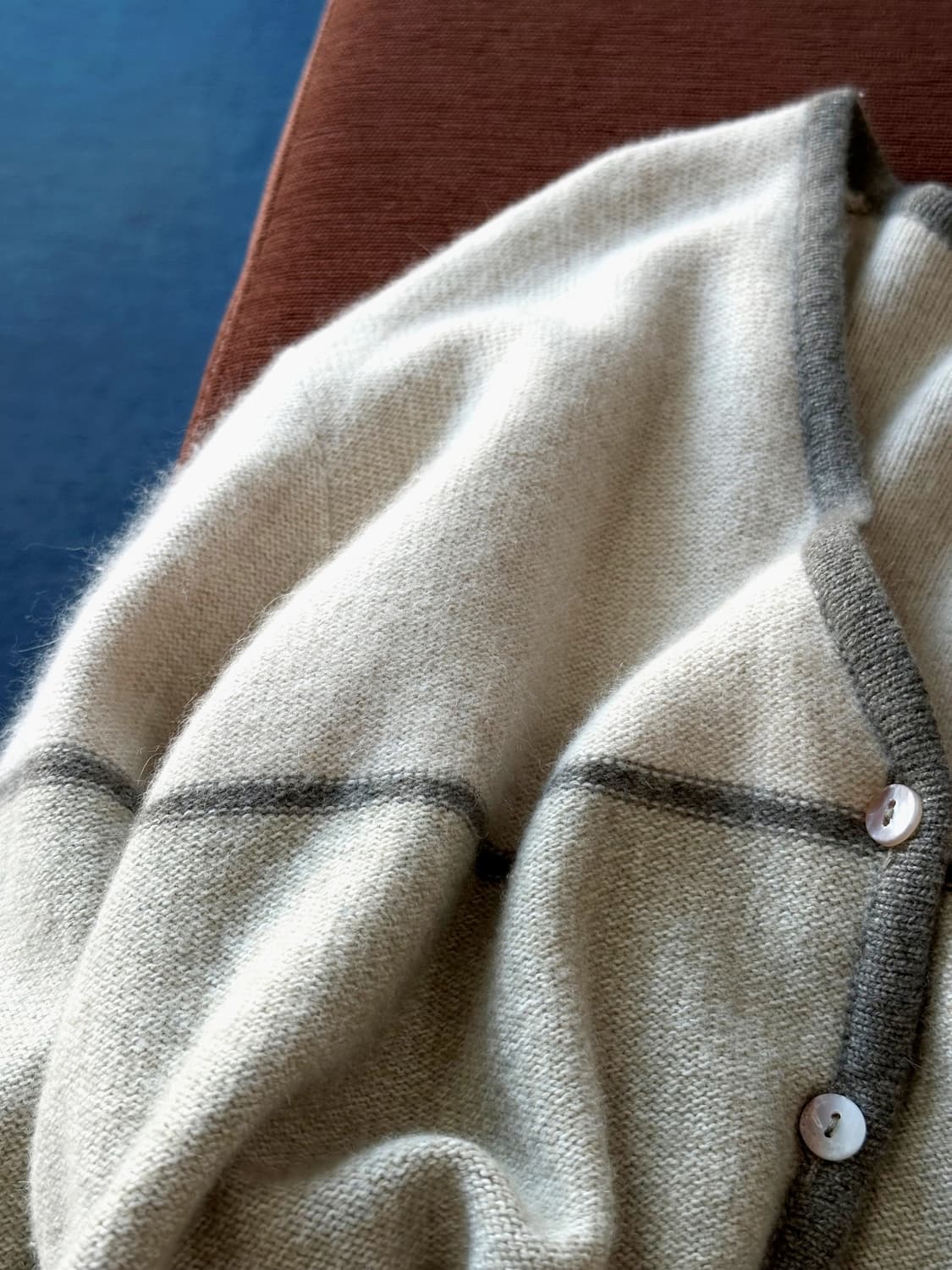 Angora Lambswool blend knit cardigan 상품이미지3