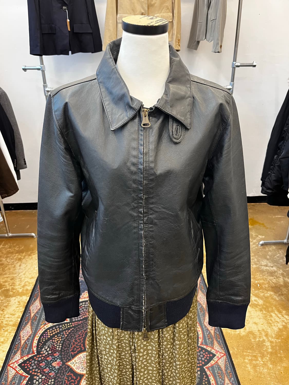 Mangrove 피그 스킨 레더 자켓 상품이미지2